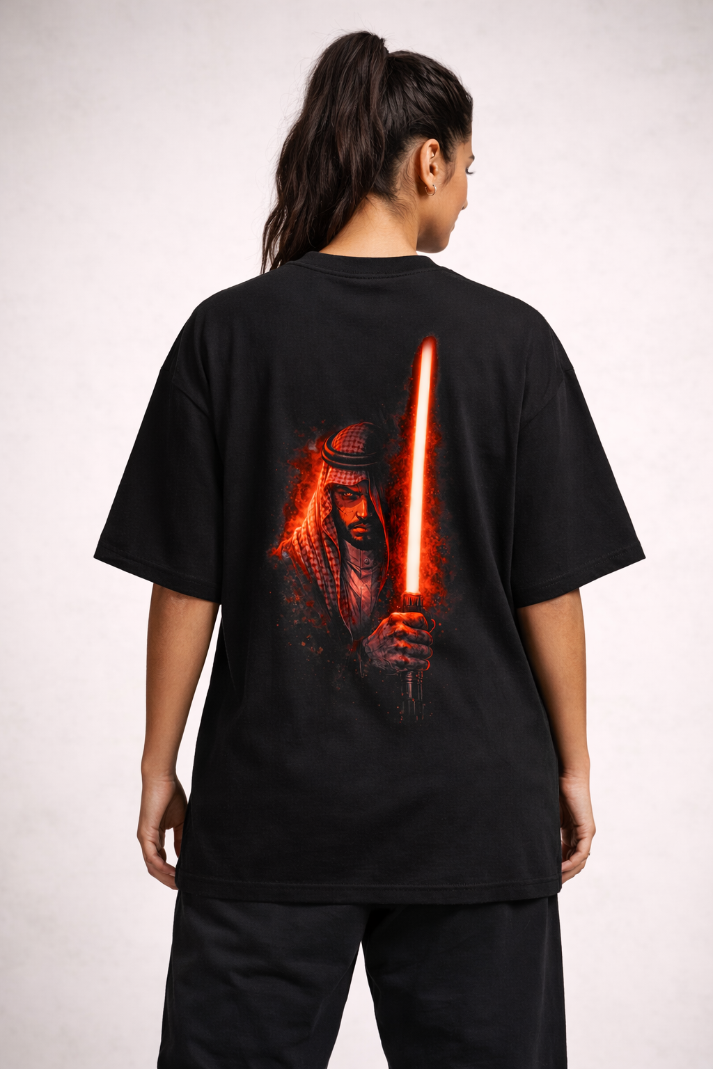 Arab Built x Arab as Fuck — “Find Balance” Heavyweight Oversized Cotton T-Shirt