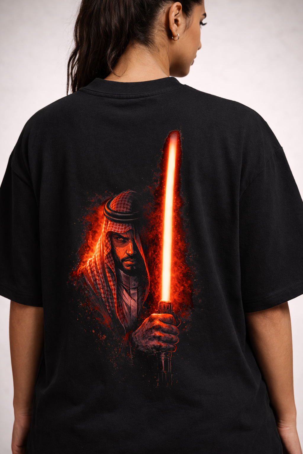 Arab Built x Arab as Fuck — “Find Balance” Heavyweight Oversized Cotton T-Shirt