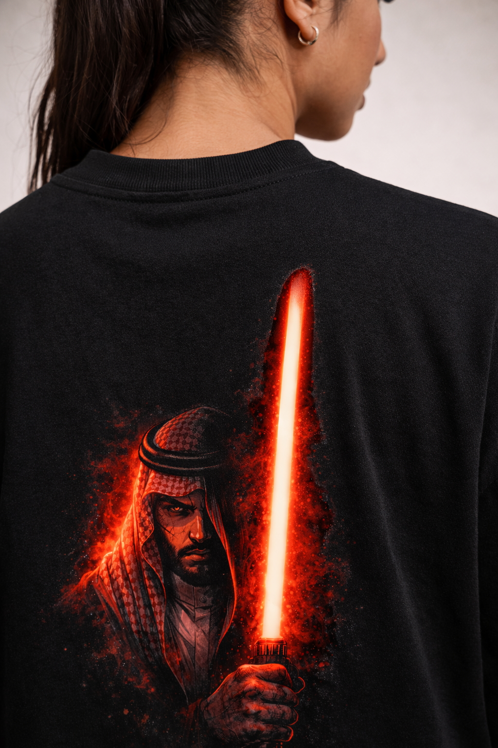 Arab Built x Arab as Fuck — “Find Balance” Heavyweight Oversized Cotton T-Shirt