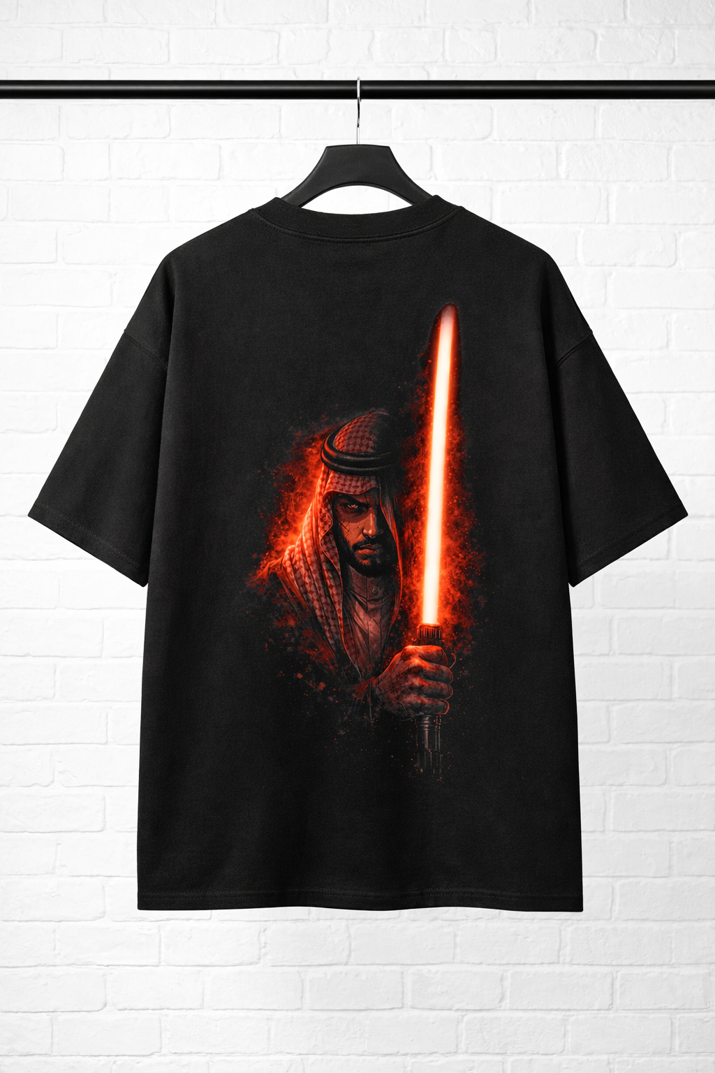 Arab Built x Arab as Fuck — “Find Balance” Heavyweight Oversized Cotton T-Shirt