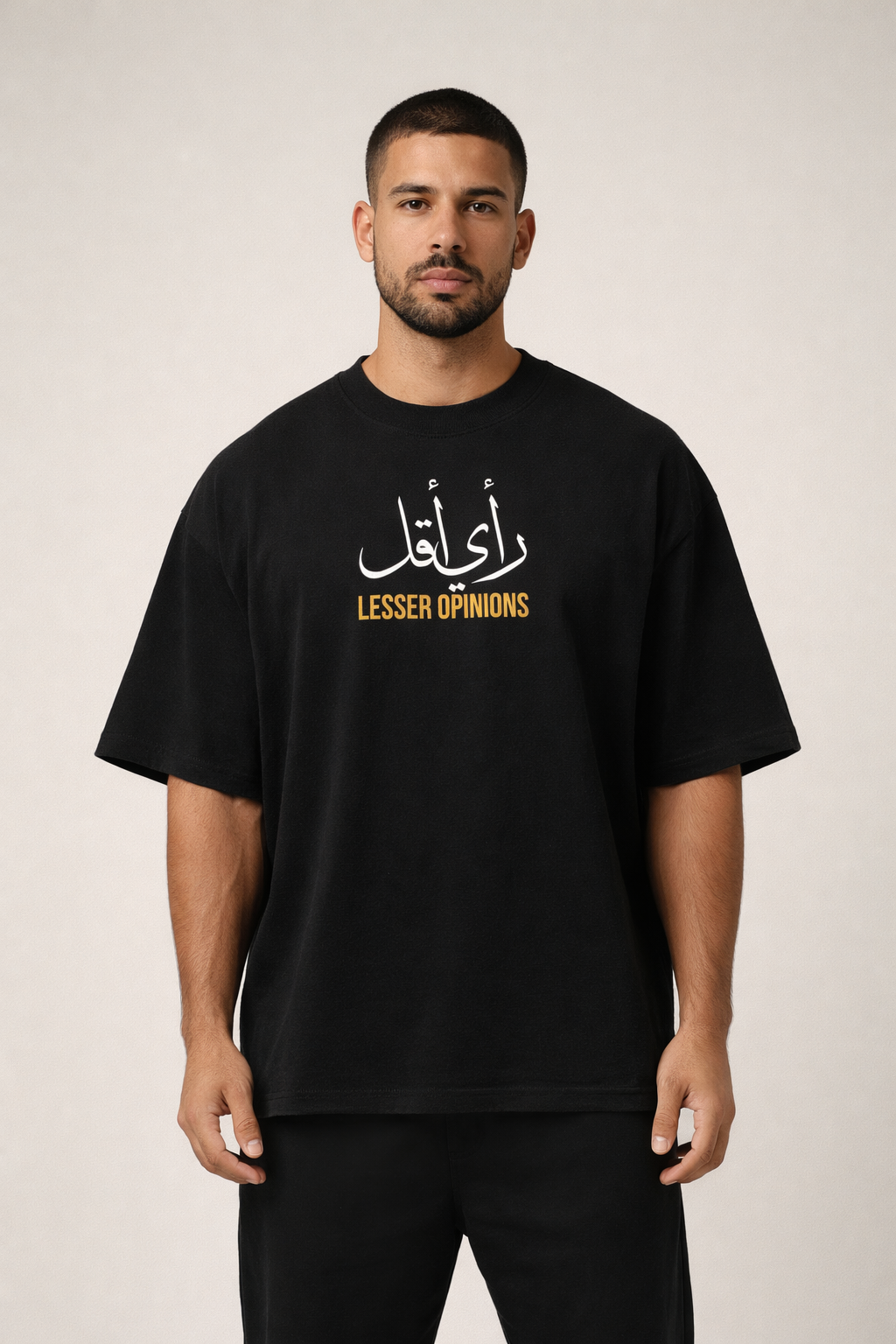 Arab Built x Arab as Fuck — “Lesser Opinions” Heavyweight Oversized Cotton T-Shirt