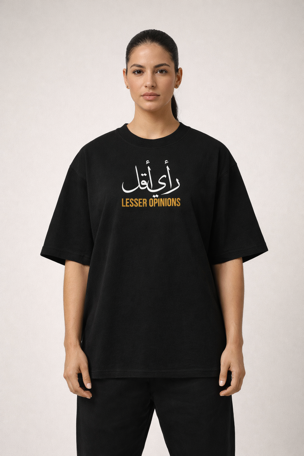 Arab Built x Arab as Fuck — “Lesser Opinions” Heavyweight Oversized Cotton T-Shirt