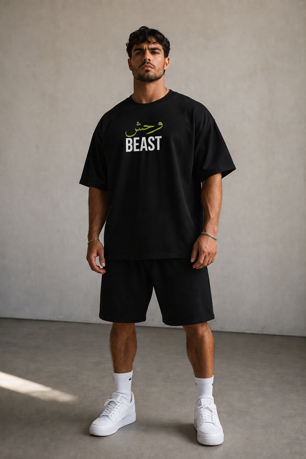 Arab Built x Arab as Fuck — “Beast” Heavyweight Oversized Cotton T-Shirt