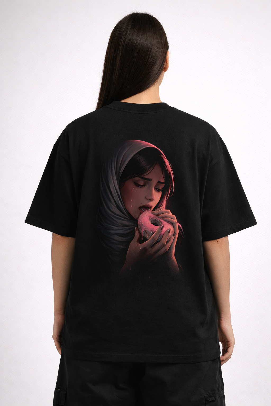 Arab Built x Arab as Fuck — “The First Bite” Heavyweight Oversized Cotton T-Shirt