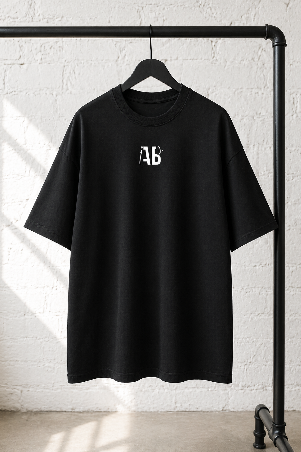 Arab Built — Vertical Back Heavyweight Oversized Cotton T-Shirt