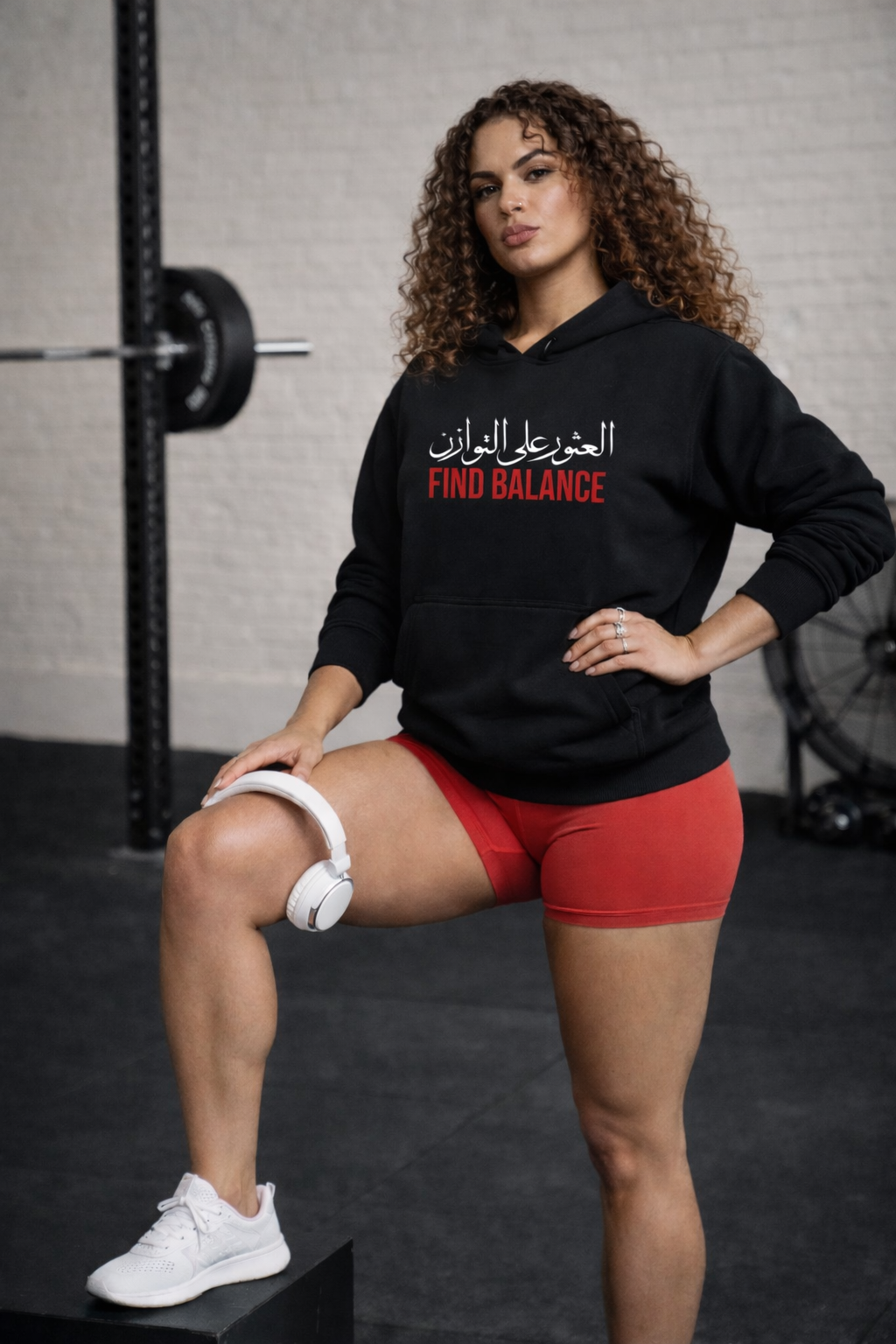Arab Built x Arab as Fuck — “Find Balance” Limited Edition Oversized Fleece Hoodie