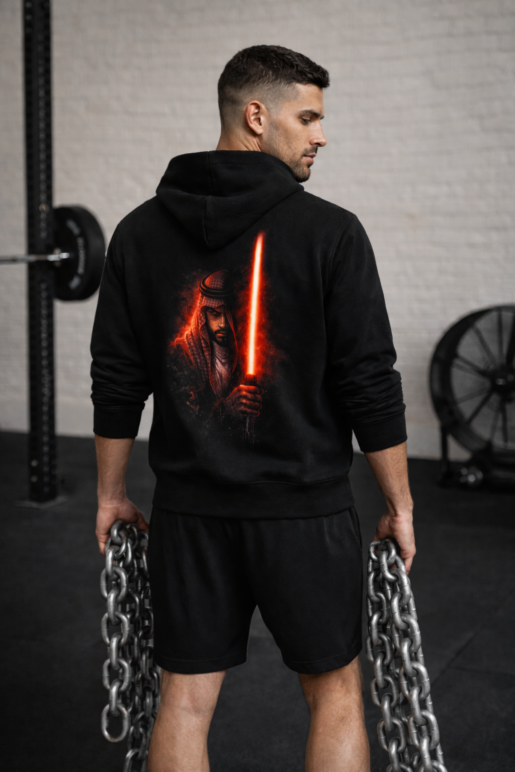 Arab Built x Arab as Fuck — “Find Balance” Limited Edition Oversized Fleece Hoodie