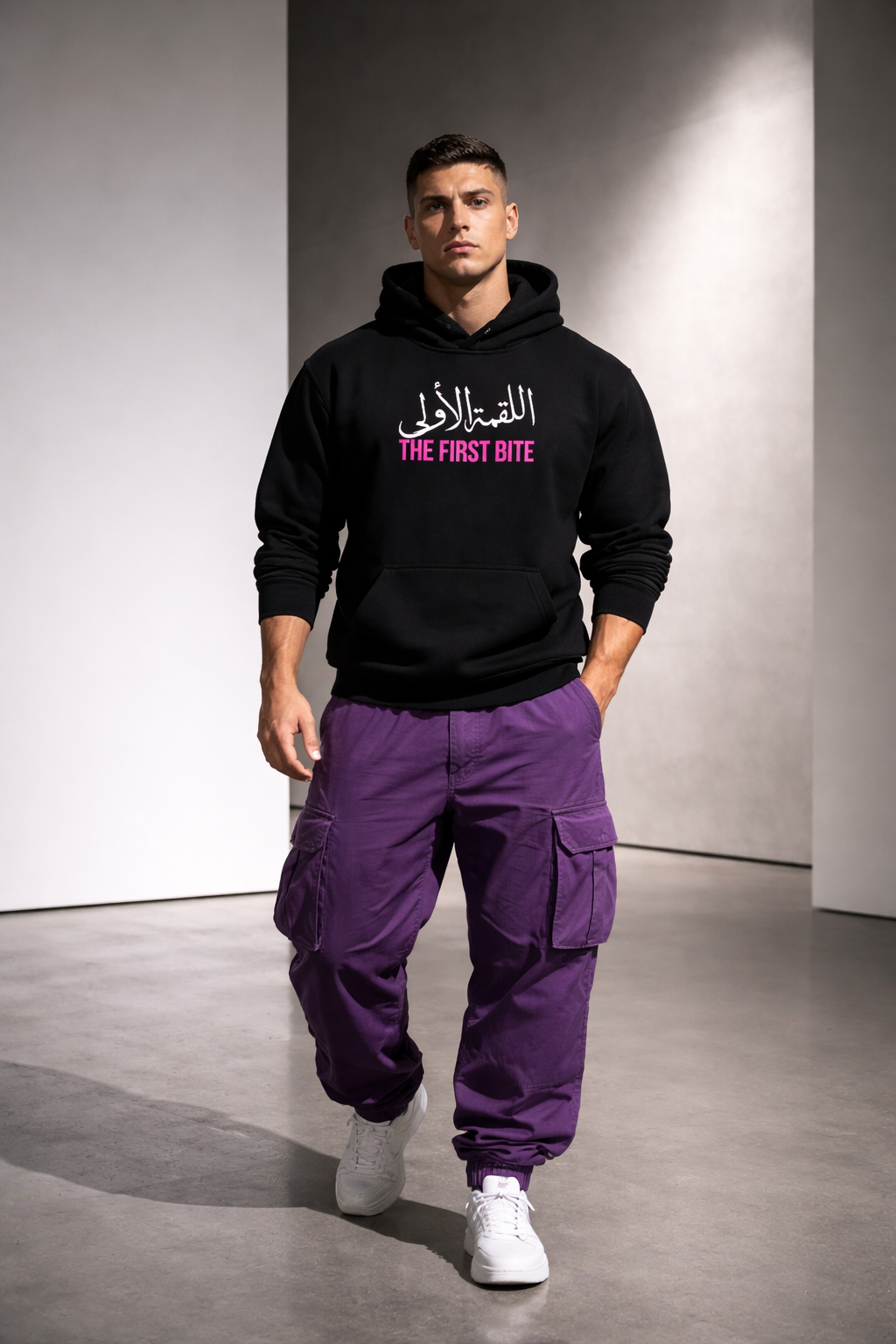 Arab Built x Arab as Fuck — “The First Bite” Limited Edition Oversized Fleece Hoodie