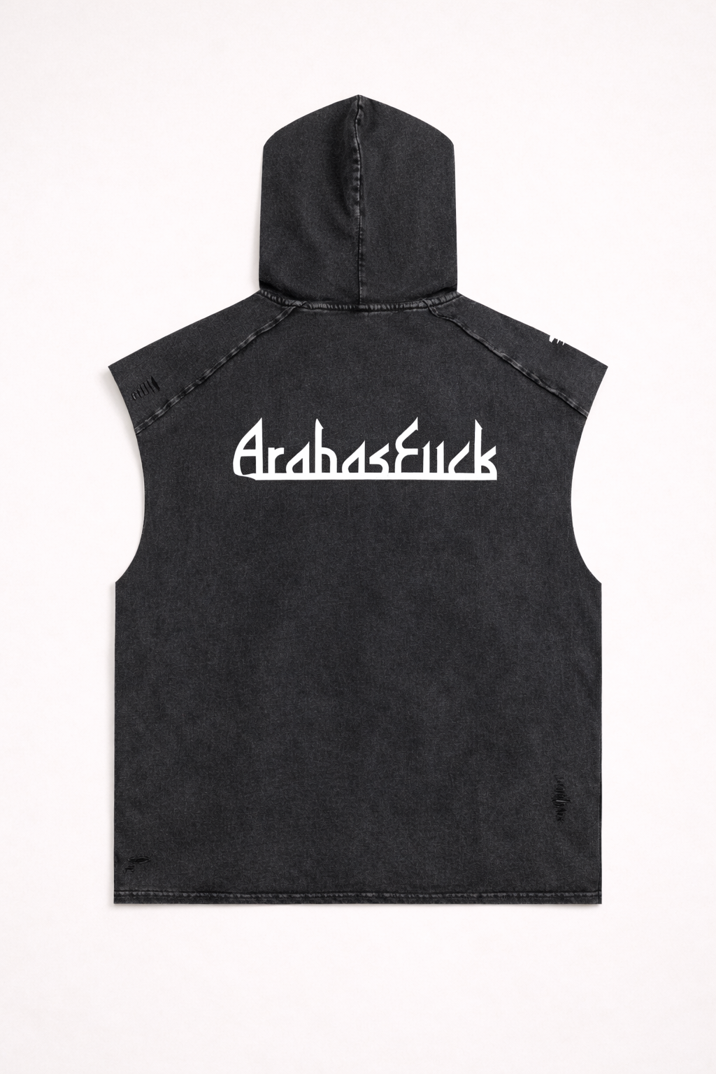 Arab as Fuck — Snow Washed Boxy Hooded Tank