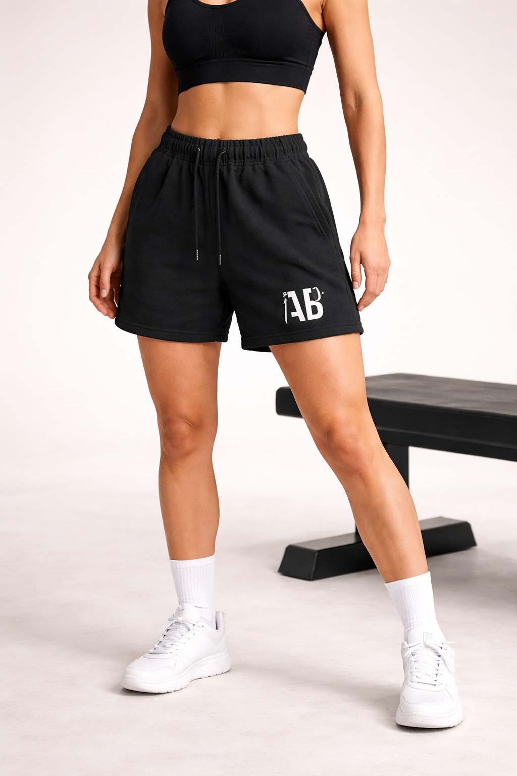 AB (Unisex Heavyweight Fleece Loose Fit Shorts)