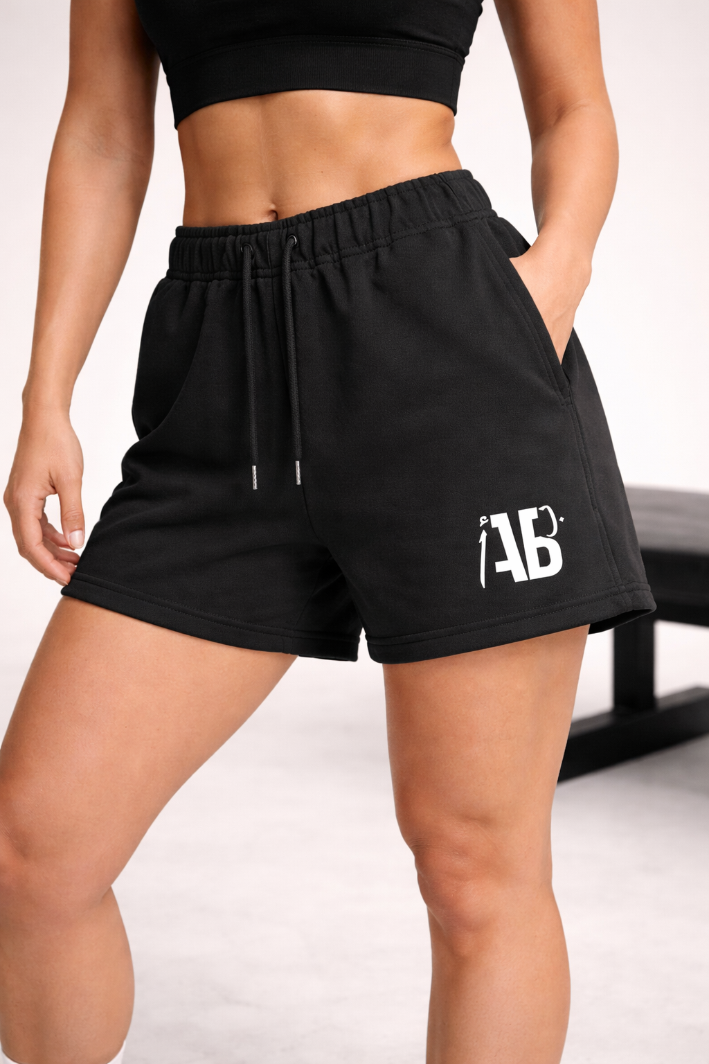 AB (Unisex Heavyweight Fleece Loose Fit Shorts)
