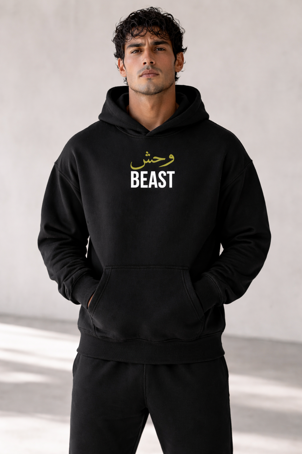 Arab Built x Arab as Fuck — “Beast” Limited Edition Oversized Fleece Hoodie