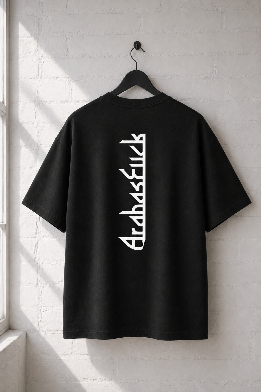 Arab as Fuck — Vertical Back Heavyweight Oversized Cotton T-Shirt